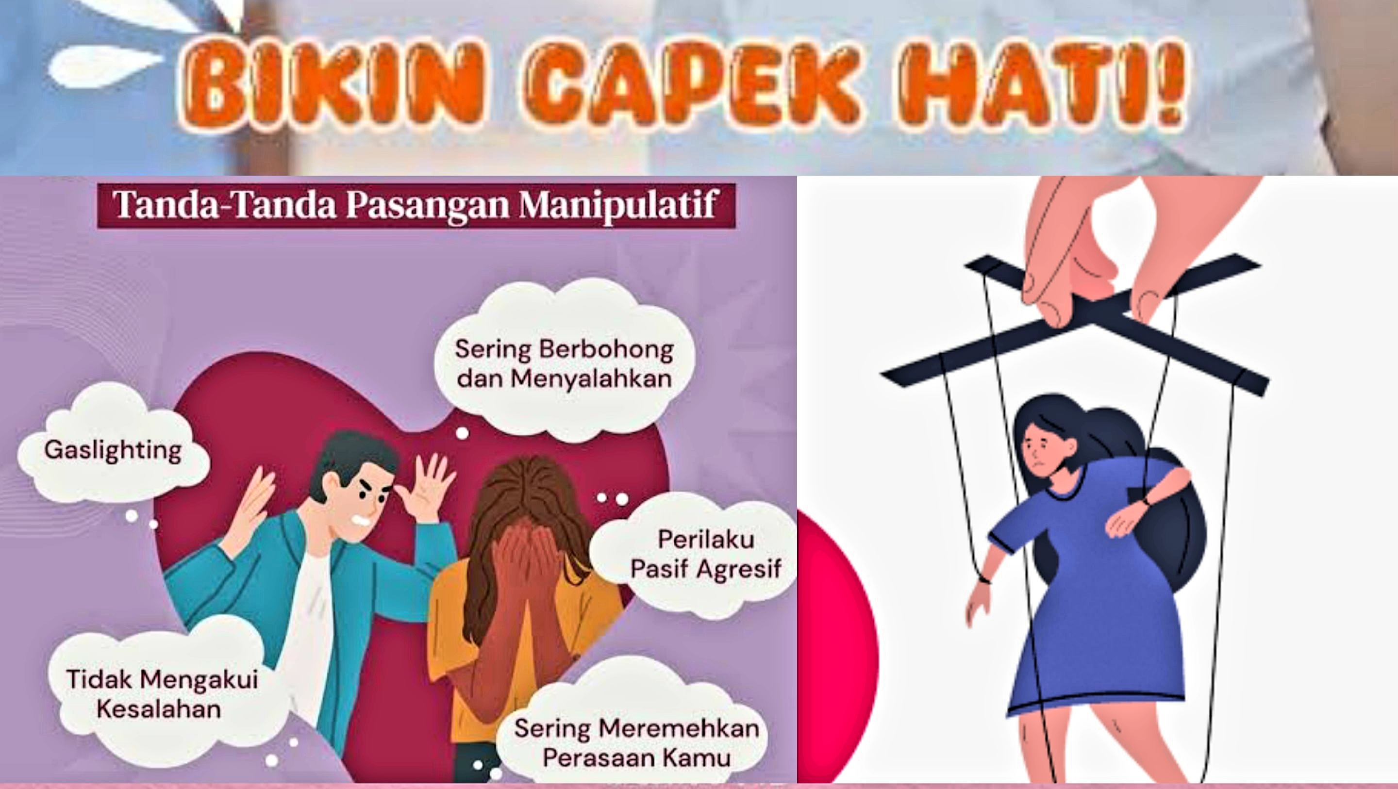 Cek Pasanganmu! Sifat Manipulatif dalam Hubungan yang harus Diwaspadai