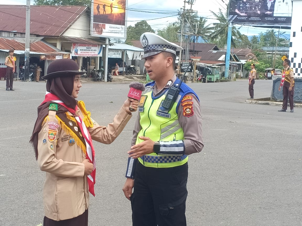 Tampil Maksimal, Gudep 04-233/04-234 Pangkalan SMA Negeri 3 Kota Pagar Alam Ikuti Lomba Video Reels Reporter