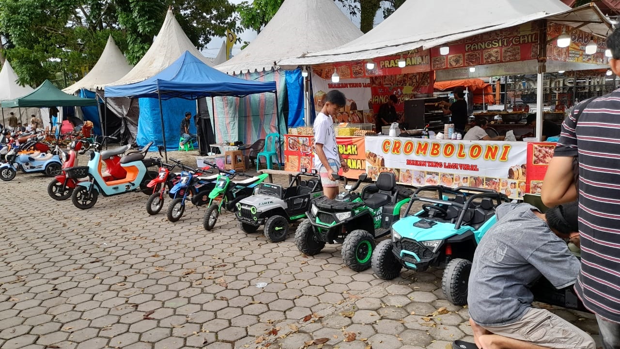 Wahana Anak - anak Ramaikan Bazar Besemah Expo di Pagar Alam, Ini Sejumlah Wahananya!
