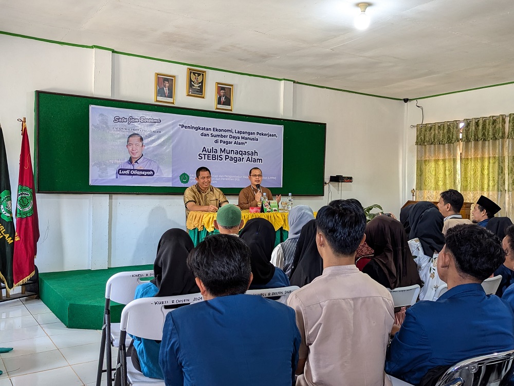 Diskusi Bersama Mahasiswa STEBIS, Calon Walikota Ludi Oliasyah Beri Solusi dari Beragam Persoalan di Pagaralam