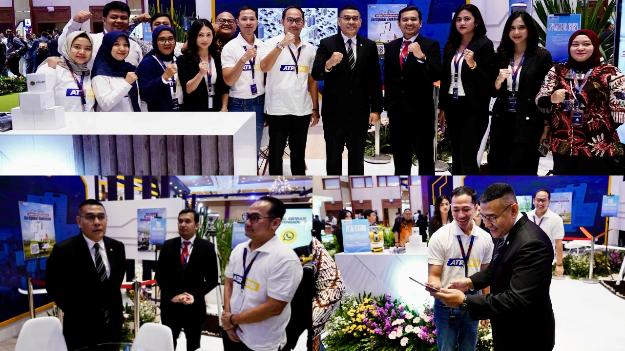 ATR/BPN Unjuk Gigi di ICI 2025, Tampilkan Teknologi Canggih Tata Ruang dan Pertanahan