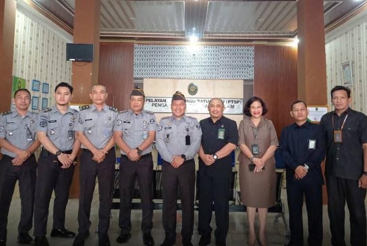 Dukung Peradilan Terpadu, Kalapas Silaturahmi ke Pengadilan Negeri