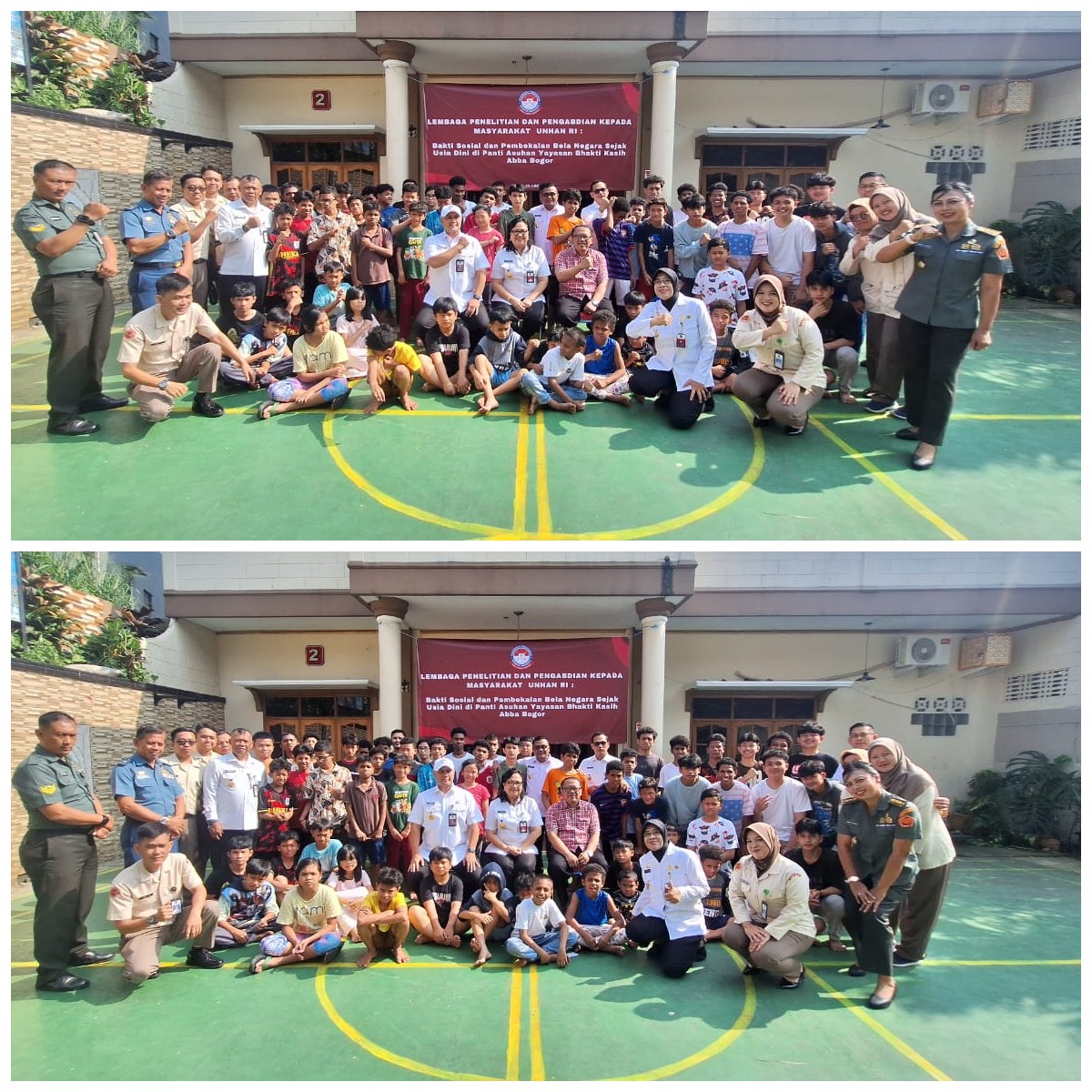 LPPM Unhan RI Tebar Kepedulian Lewat Bakti Sosial di Yayasan Bhakti Kasih Abba