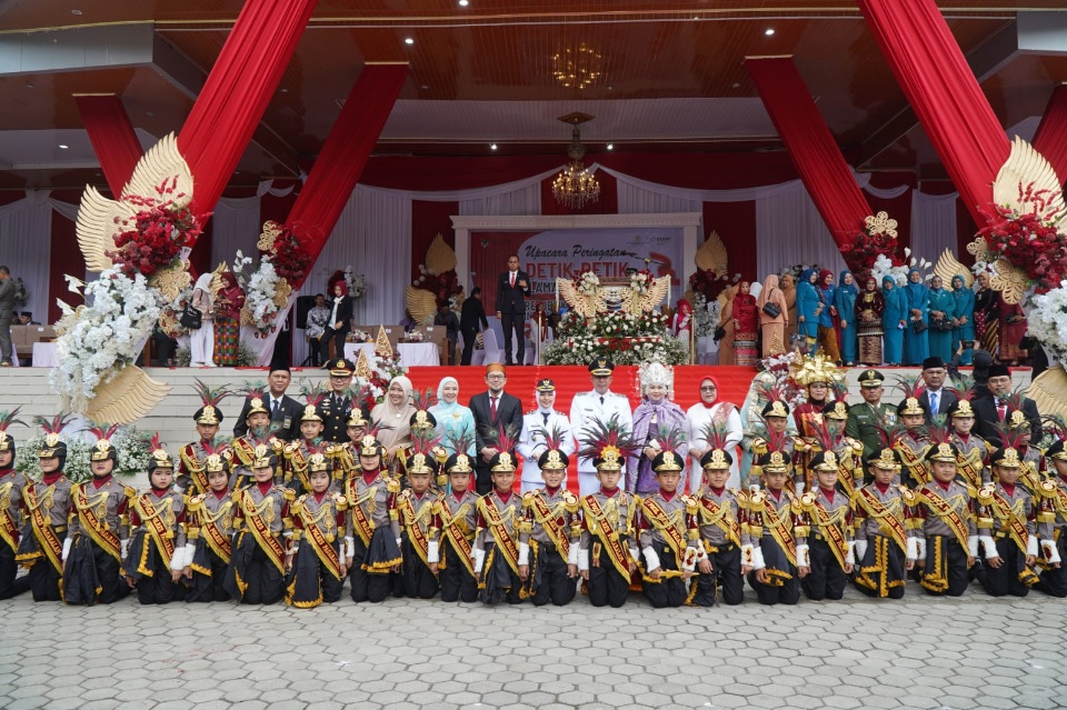 Hadiri Upacara HUT RI ke-80 di Alun-Alun Merdeka, AKBP Januar KS Persada : Nyalakan Semangat Nasionalisme