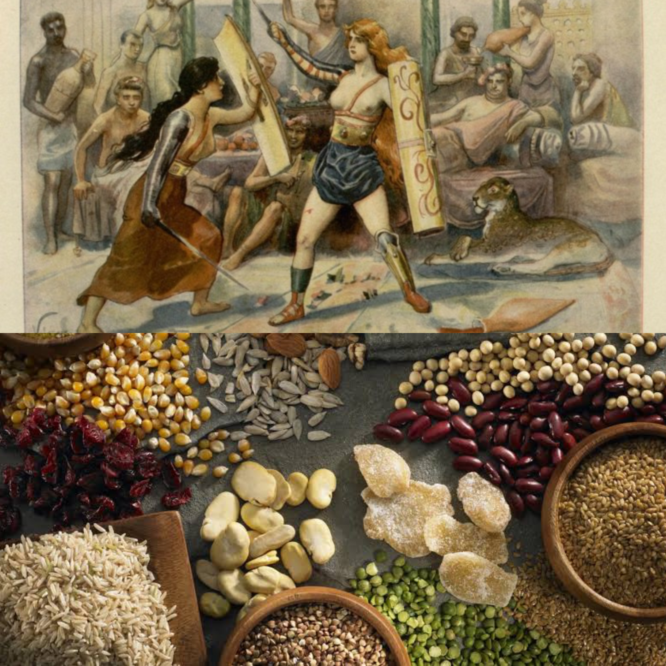 Alih-Alih Daging, Mengapa Gladiator Romawi Kuno Lebih Sering Mengonsumsi Biji-Bijian dan Kacang-Kacangan?