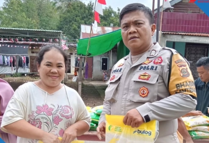 Masayarakat Serbu Beras GPM, IPTU Akhirudin : Bersinergi Menjaga Stabilitas Harga Pangan 