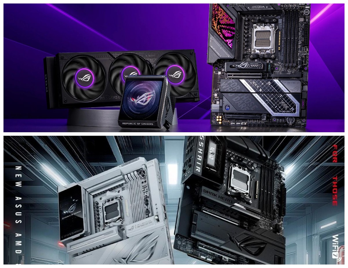Performa Tanpa Batas! Asus Resmi Hadirkan Motherboard AMD 800 Series dan AIO Cooler ROG Strix LC IV