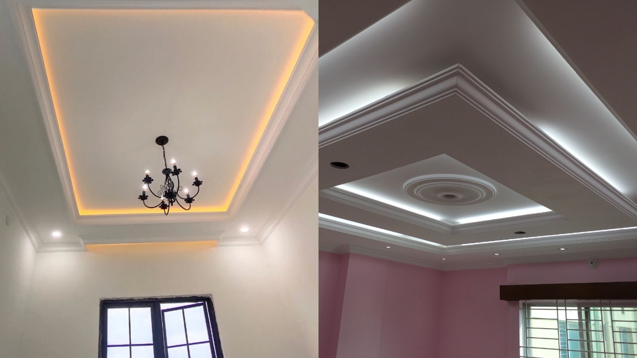Plafon Gypsum Minimalis dengan Nuansa Mewah ala Klasik Kontemporer!