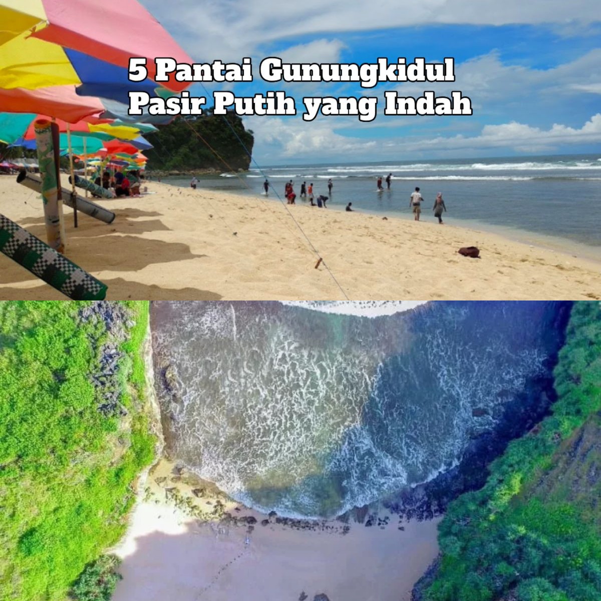 Mau Tahu Pantai Pasir Putih Terindah di Gunungkidul? Cek 5 Tempat Ini!