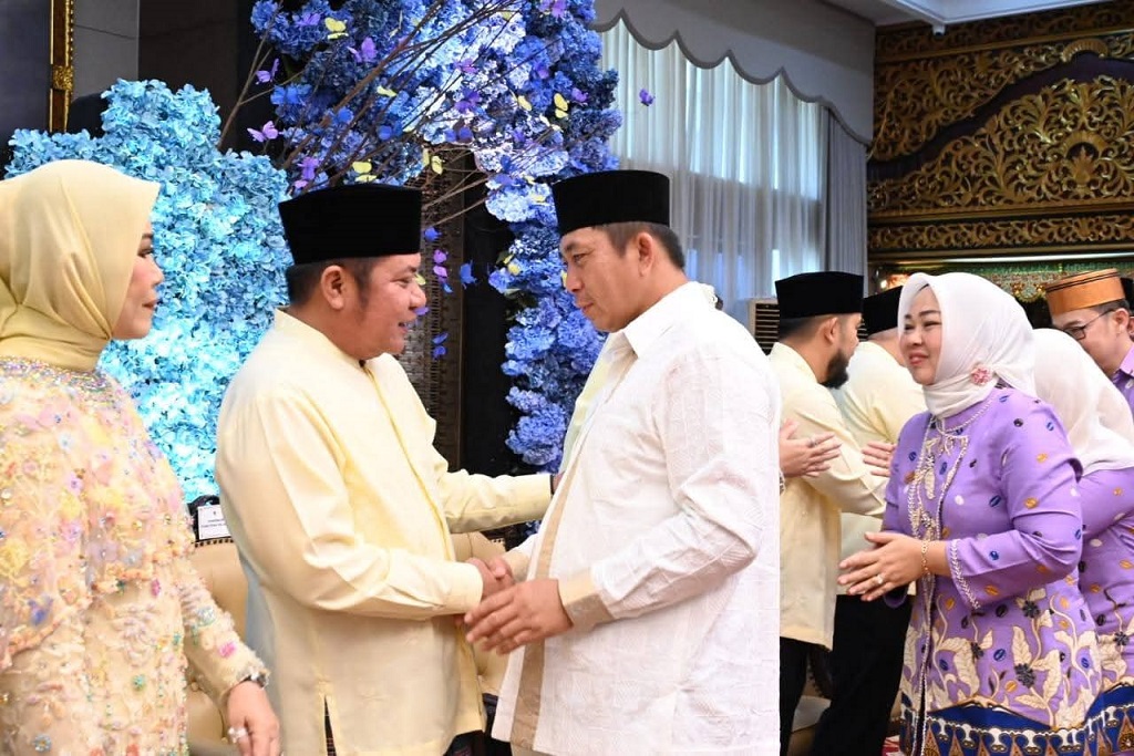 Wako – Wawako Pagar Alam Hadiri Halal Bihalal Pemprov Sumsel