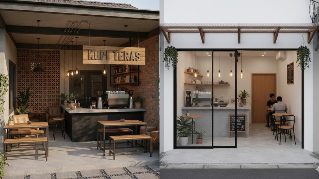 Cafe Mini Minimalis di Depan Rumah, Modal Kecil Tampilan Mewah!