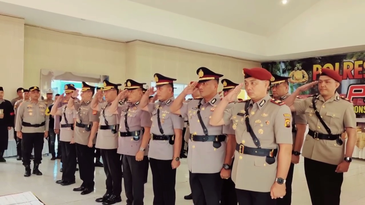 AKBP Erwin AG Pimpin Sertijab PJU Polres Pagar Alam