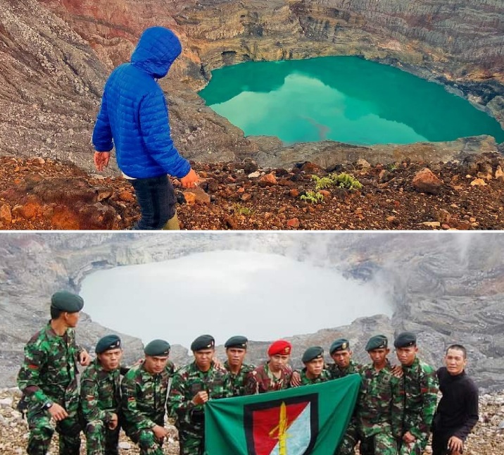 Sekejap Palingan Muka, Air Kawah Gunung Dempo Sumsel Berubah Warna, Penyebabnya Ini