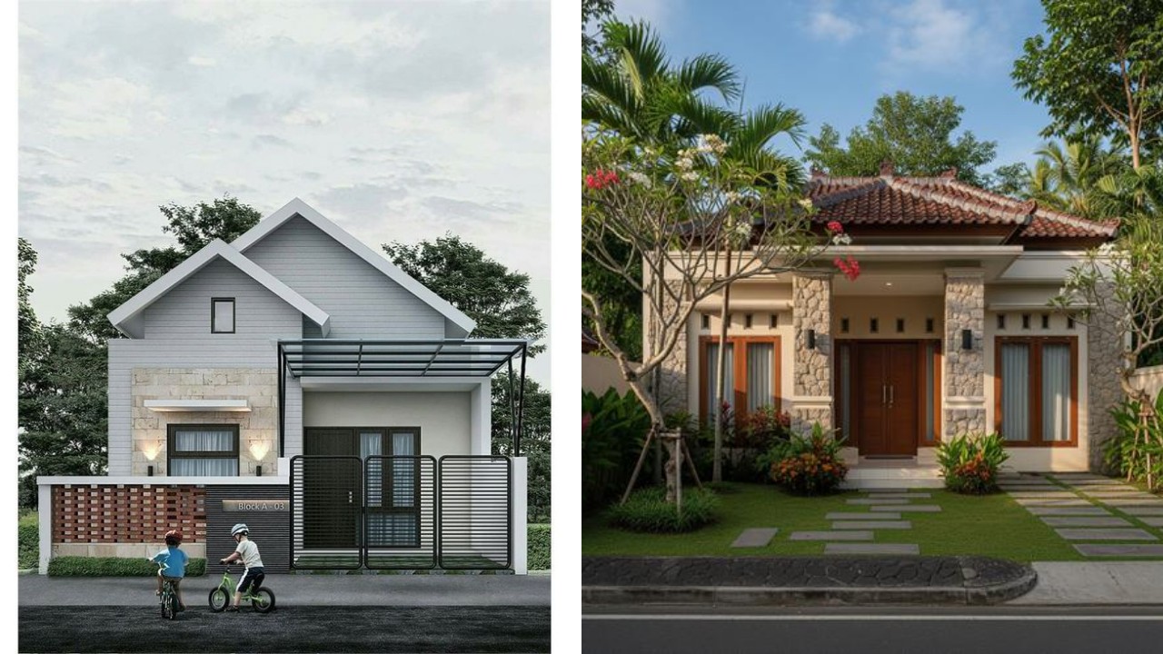 Model Rumah Minimalis Modern Tampak Depan Terbaru, Estetik dan Tidak Membosankan!