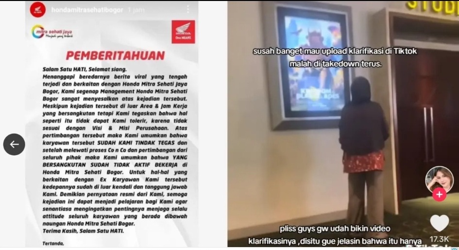 Gara - Gara Tertawai Ibu-ibu di Bioskop, SPG Dealer Ini Malah Dipecat