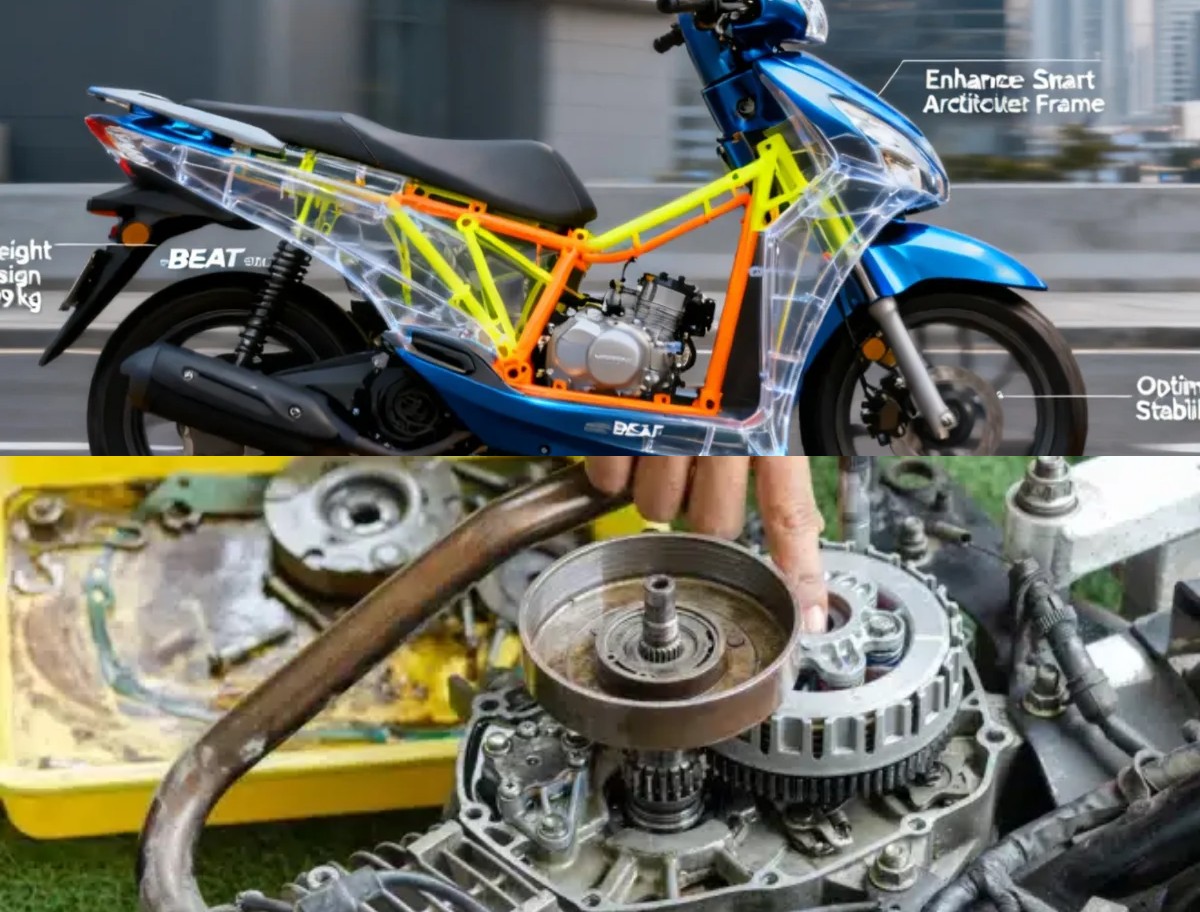 Mengupas Rangka eSAF pada Honda BeAT Deluxe: Inovasi Struktur Revolusioner untuk Bobot Ringan!
