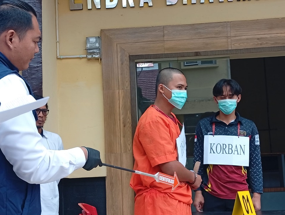 Satreskrim Rekons Tragedi Pembunuhan Jasad Didalam Karung 