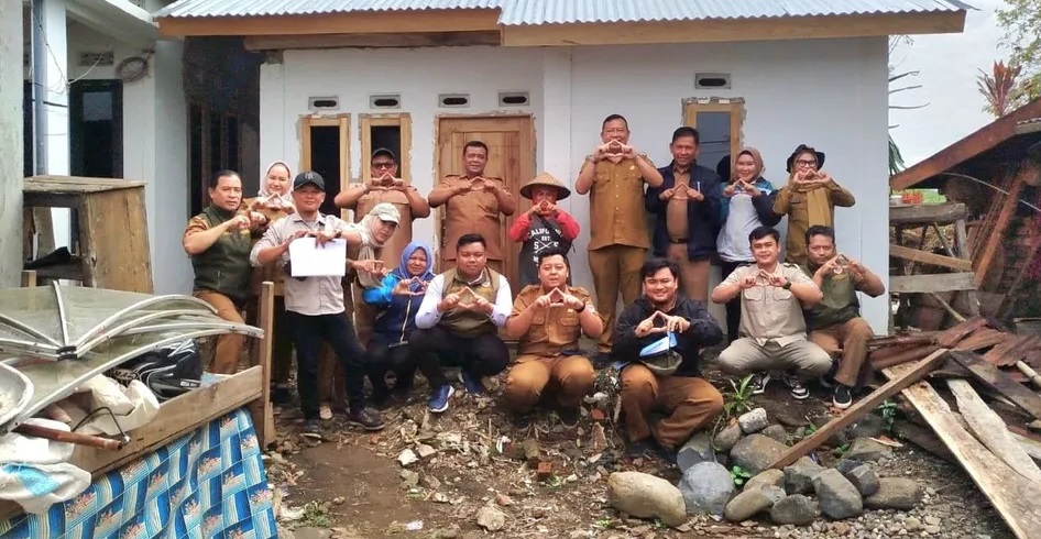 Monitoring 32 Unit Hunian Jadi Layak Huni, Disperkimtan Dukung 3 Juta Rumah dan Pengentasan Kemiskinan