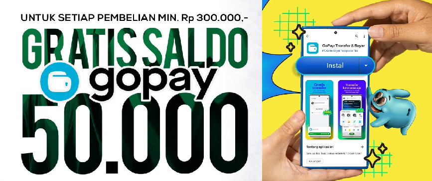 WOW! Belanja di E-Commerce Bisa Dapat Saldo Gopay Gratis, Begini Caranya!