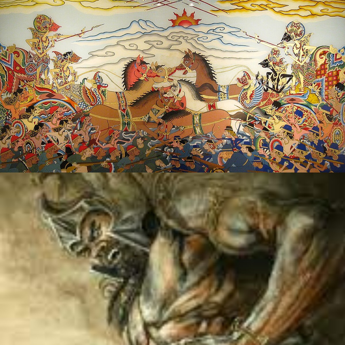 Sejarah Perang  Bharatayudha! Pertempuran Bersaudara Antara Pandawa dan Kurawa 