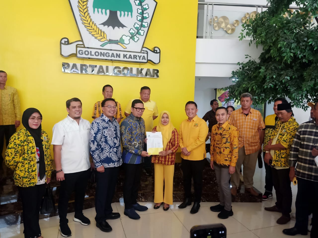 Golkar Keluarkan SK, Resmi Dukung Pasangan Hepy-Efsi Maju Pilkada Pagar Alam 2024