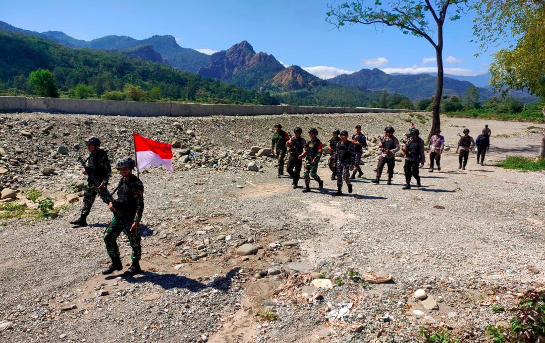 Keren, Jaga Kedaulatan Dibatas Negeri, Satgas Yonkav 10/Mendagiri  Gelar Patroli Gabungan.