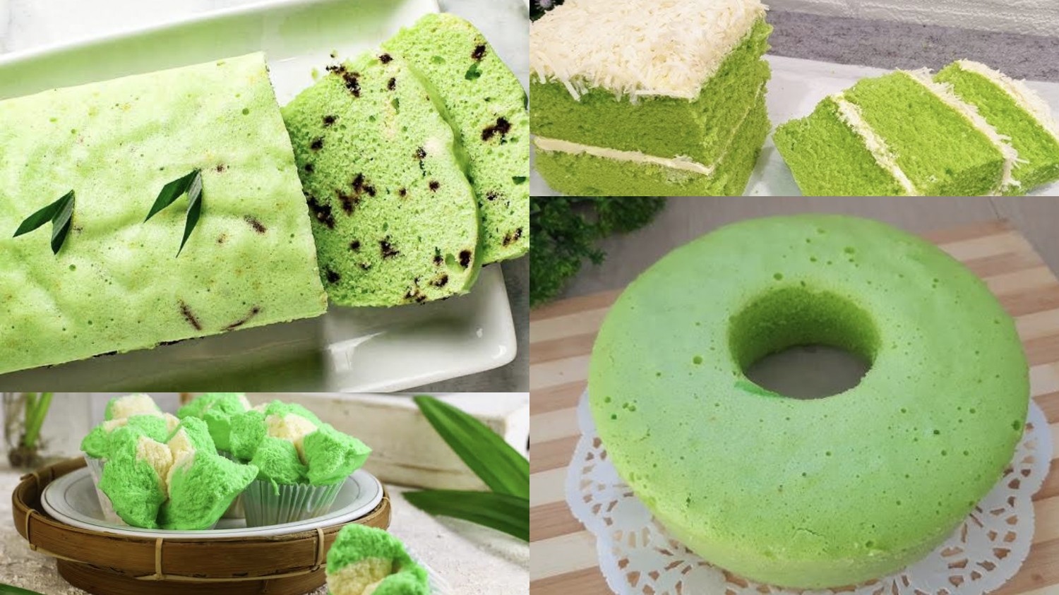 Bolu Pandan Kukus Lembut dan Wangi, Cocok untuk Segala Acara