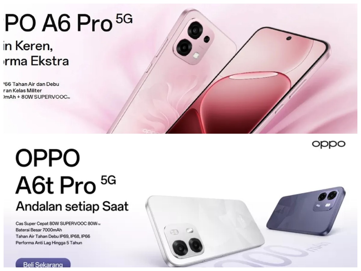 OPPO A6t Pro 5G Resmi Meluncur, Baterai 7000 mAh Diklaim Tahan Hingga 2 Hari!