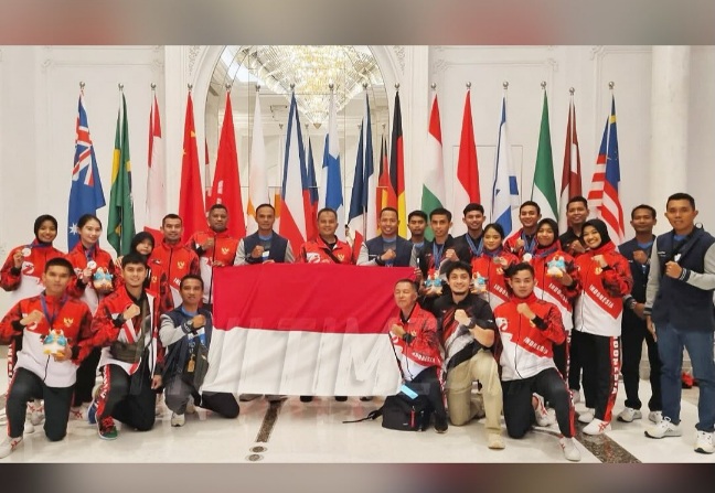 Harumkan Indonesia, Tim Penerjun Payung Polri Juarai 1st FAI Asian indoor Skydiving Championships