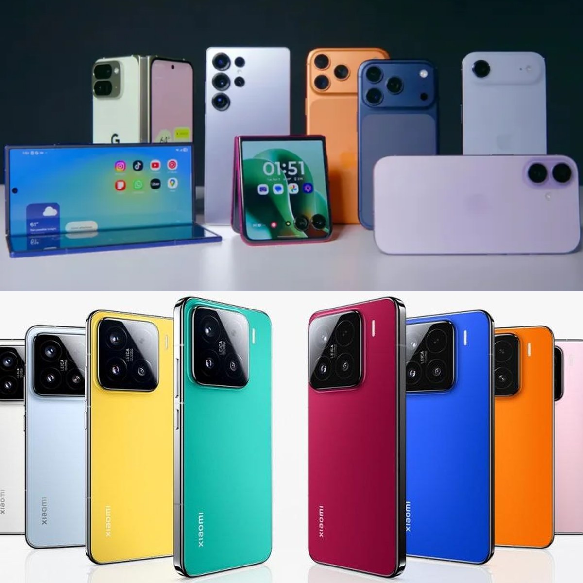 10 ponsel cerdas terbaik tahun 2025 menurut berbagai kriteria.