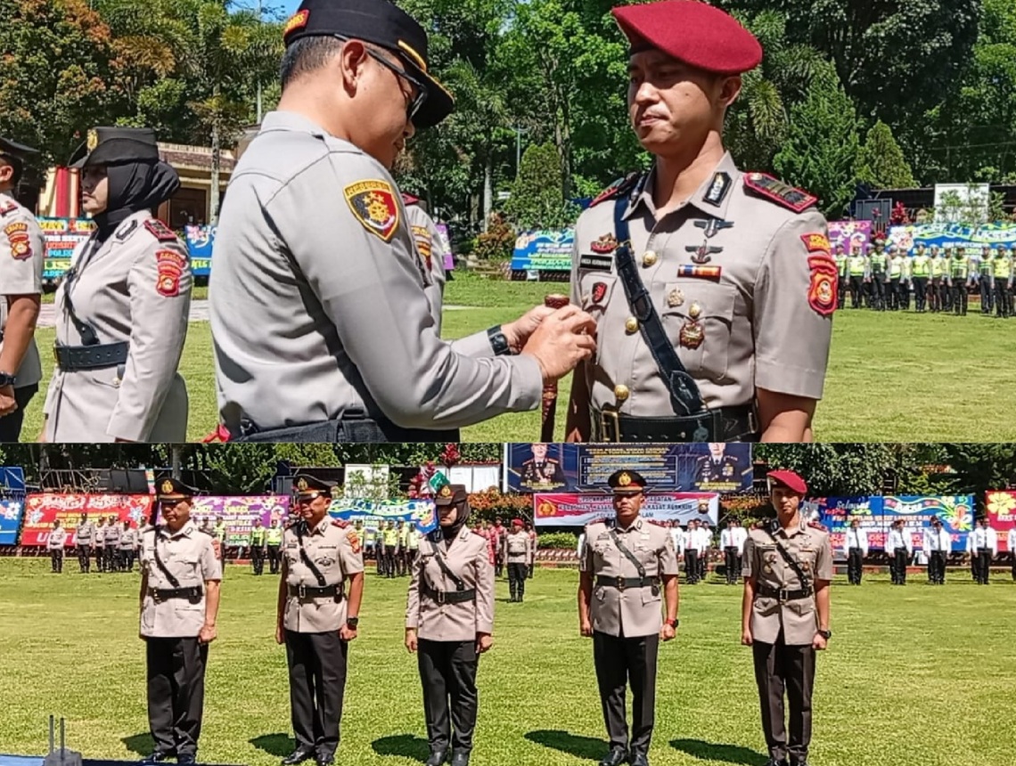 3 PJU Polres Pagar Alam Mutasi, AKP Angga Emban Kasat Reskrim