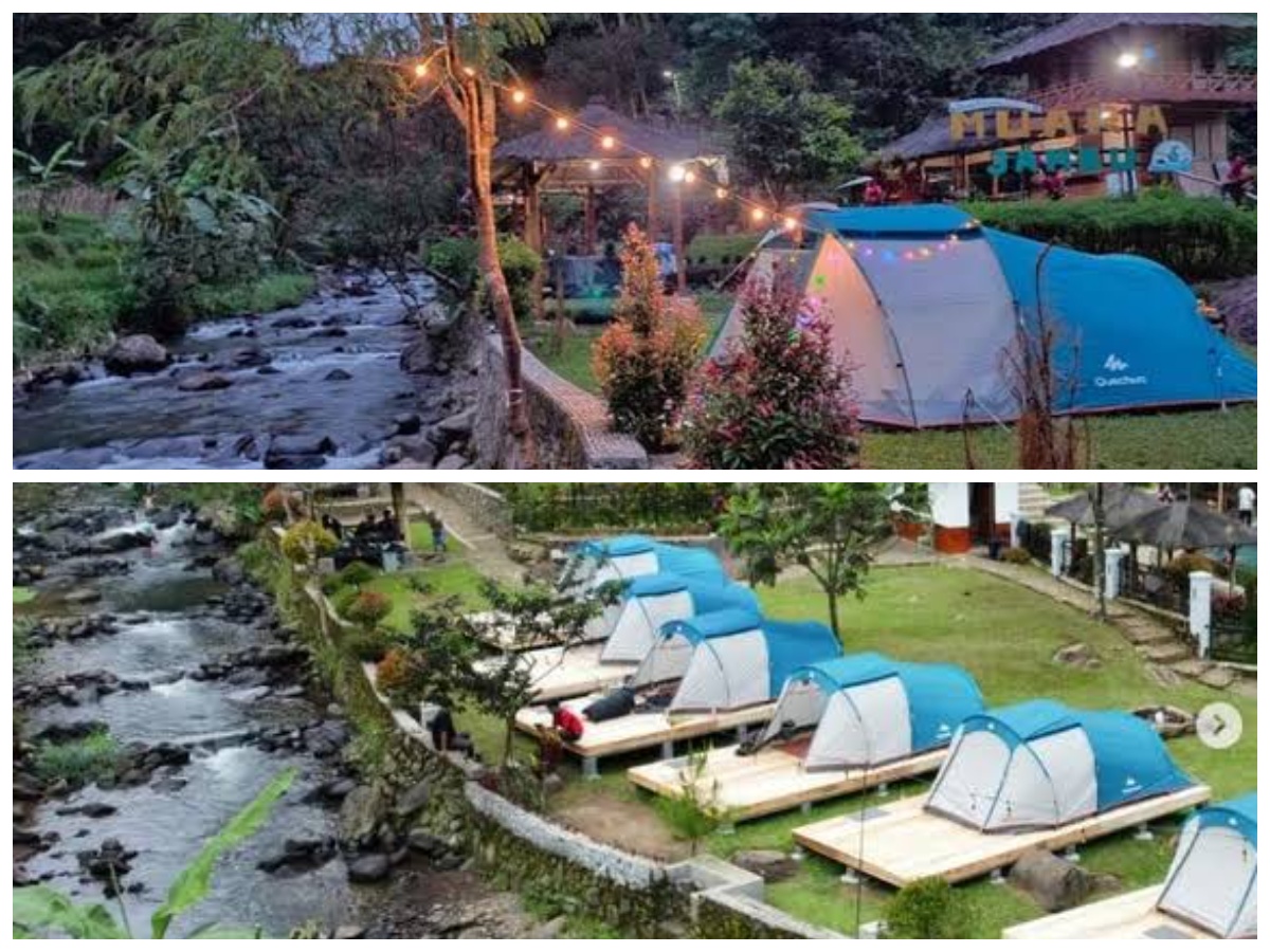 Tempat Camping Keluarga di Subang: Bersantai dengan Suara Aliran Sungai dan Pemandangan Hijau Sawah