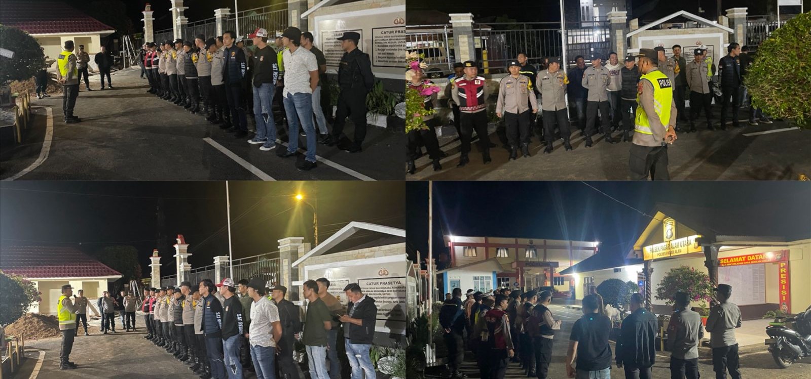 Polres Pagar Alam Gelar Patroli Skala Besar Gabungan, Amankan Malam Weekend dan Cegah Gangguan Kamtibmas