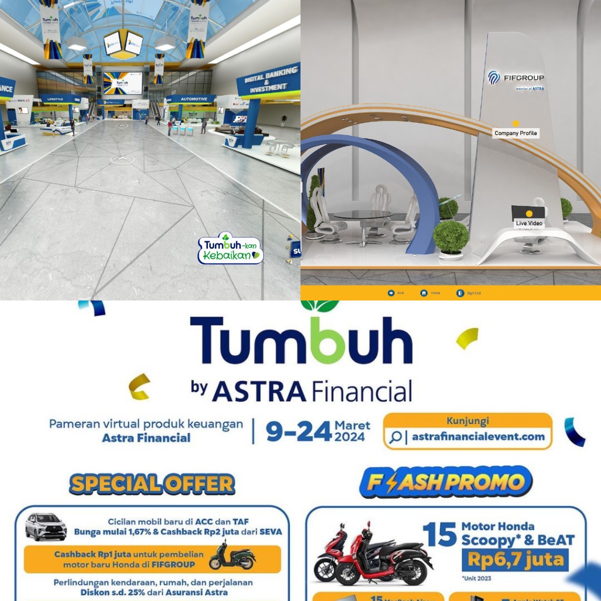 Jangan Lewatkan! Flash Promo Sepeda Motor, Seharga Rp6,7 Juta di Tumbuh by Astra Financial! 