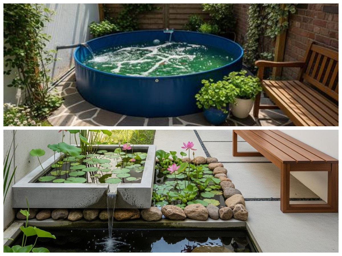 Halaman Sempit Jadi Produktif: Inspirasi Desain Kolam Ikan Nila di Belakang Rumah