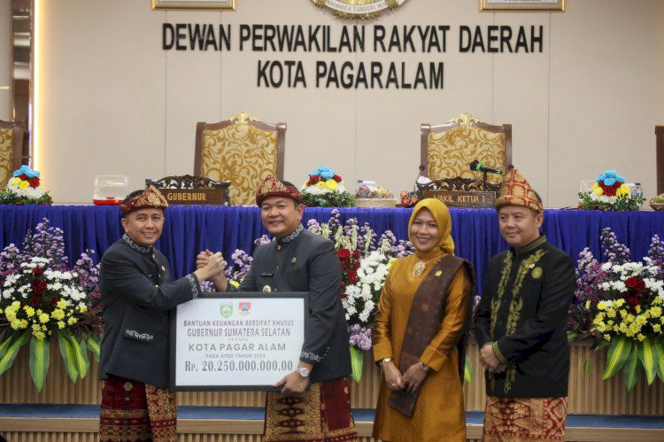 Bantuan Dana Rp 20,25 Miliar untuk Pagaralam, Hadiah Ulang Tahun Kota dari Pj Gubernur Sumsel Agus Fatoni