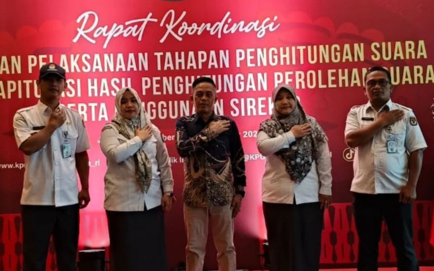 Tingkatkan Akurasi dan Minimalisir Kesalahan, KPU Pagar Alam Hadiri Rakor SIREKAP