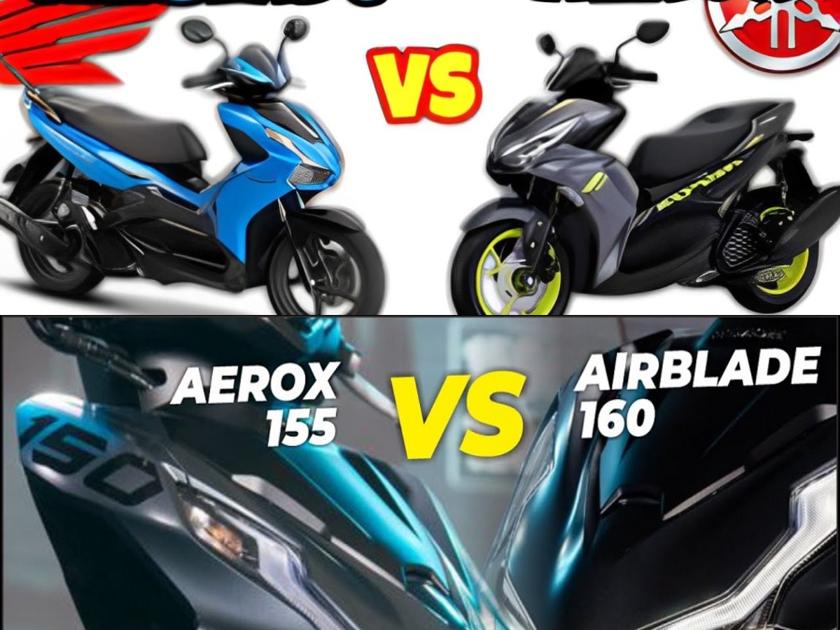 Honda Airblade 160 vs Yamaha Aerox 155: Perbandingan Desain, Performa, dan Harga Terbaru