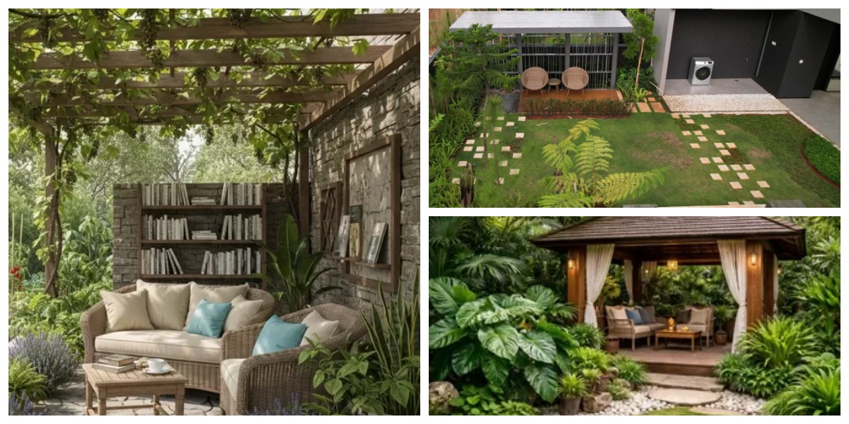 7 Konsep Kebun Rumah yang Nyaman untuk Duduk dan Membaca: Ide Rileksasi di Hunian Modern