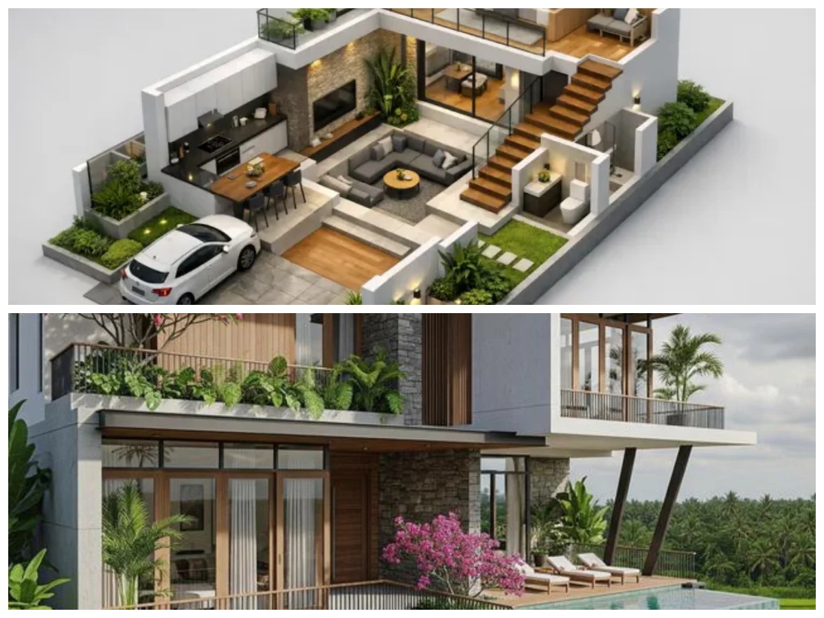 Inspirasi Rumah Split Level 2026, 5 Desain Simpel yang Bikin Rumah Makin Estetik dan Fungsional
