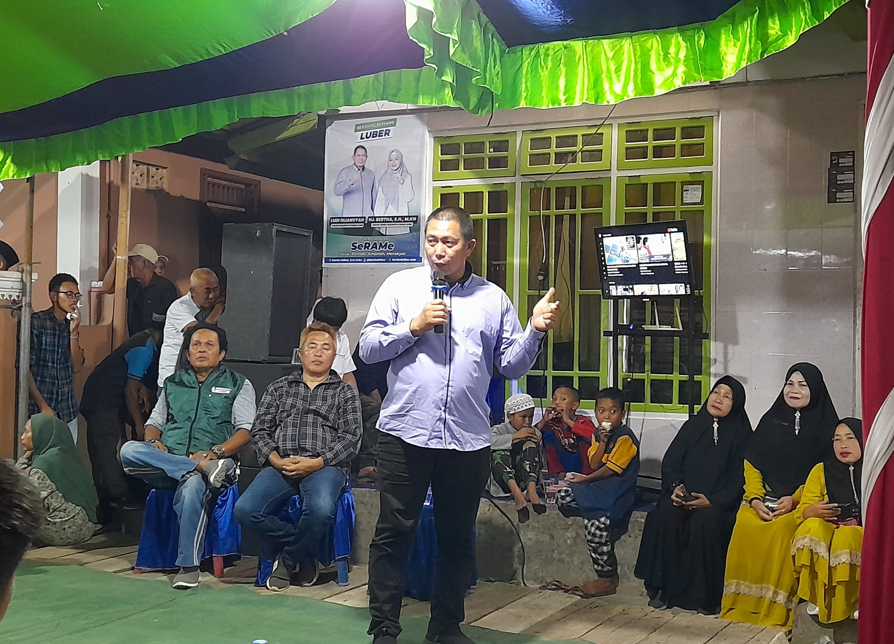 Diarak Rabana dan Sholawat Nabi, Palson LUBER Dengar Keluh Kesah Warga Soal Gas 3Kg - PKL