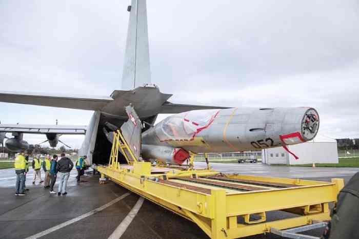 Diangkut KC-130 Hercules, Jet Tempur F-5 Tiger II Eks Swiss Terbang ke Amerika0