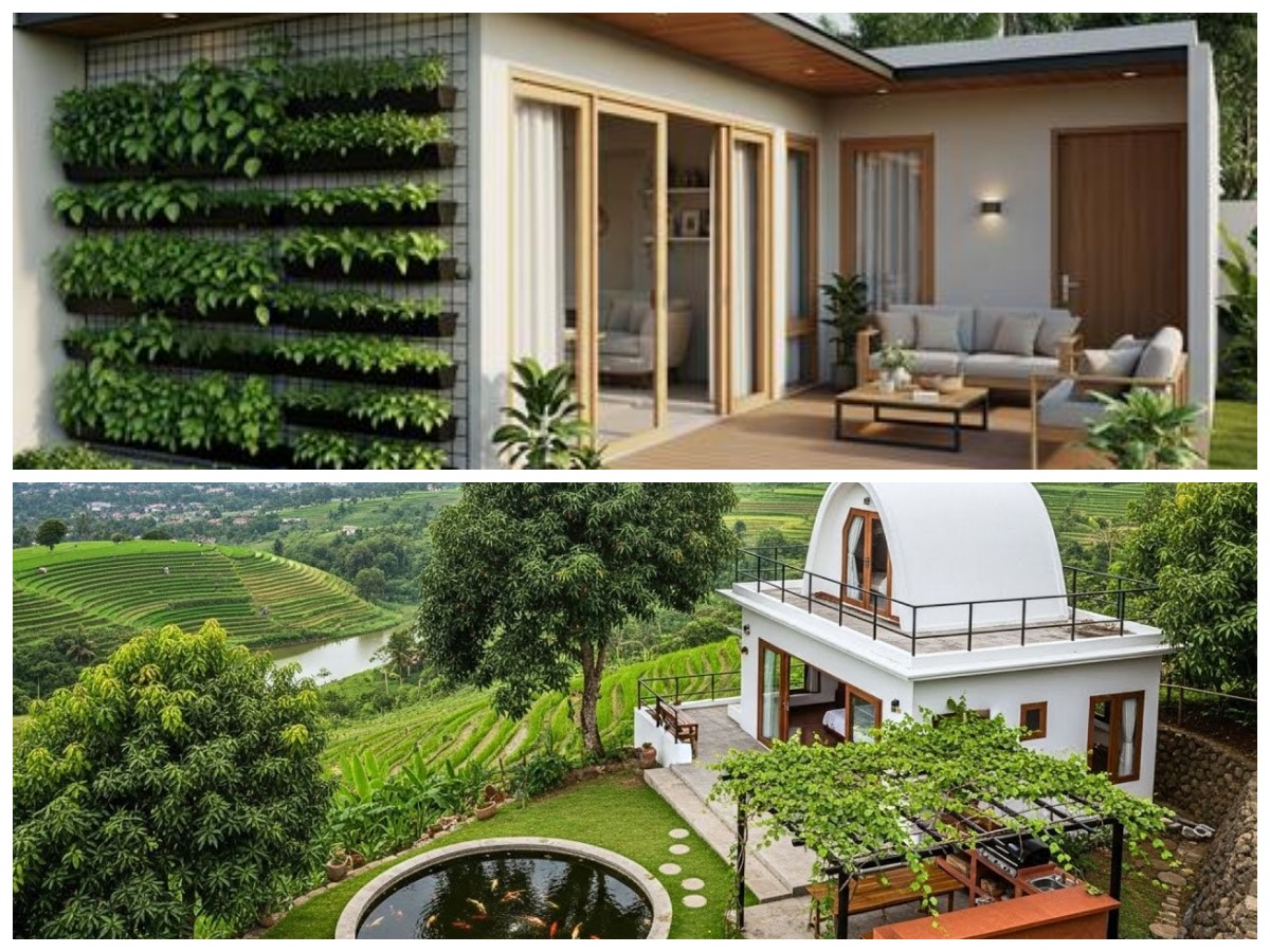 Tinggal di Lahan Terbatas, Tetap Sejuk: Ide Rumah Kecil dengan Kebun dan Teras Samping