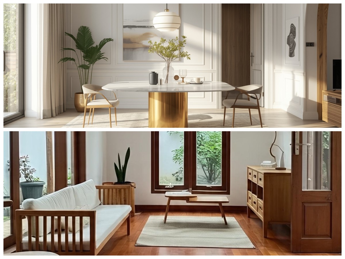 Ruangan Terasa Lebih Lega dan Elegan: 8 Inspirasi Perpaduan Cermin dan Lampu Ambien