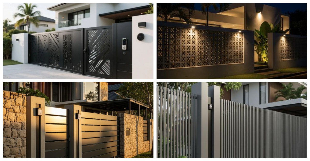 Pagar Rumah Minimalis Modern: 7 Model Anti Maling dengan Sensor Gerak