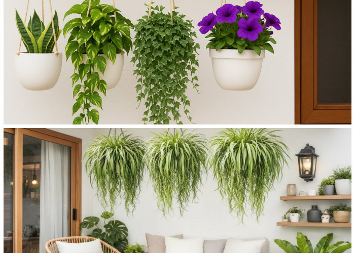 5 Tanaman Hias Gantung untuk Teras Minimalis, Ringkas dan Tak Mudah Tumbuh Terlalu Lebat