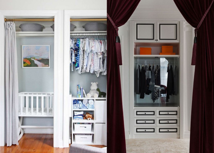 Solusi Penyimpanan Kamar Kecil: Inspirasi Walk In Closet Mini yang Fungsional!