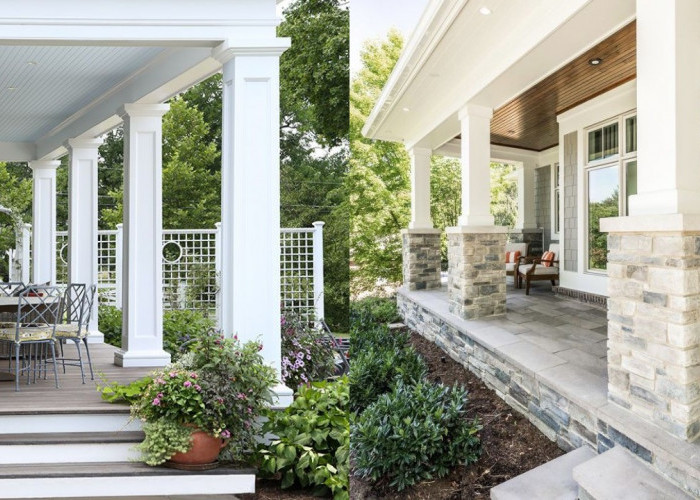 Desain Teras Minimalis Tiang 3, Rahasia Tampilan Rumah Tampak Lebih Luas dan Rapi!