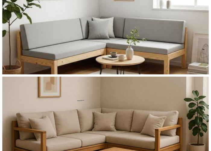 10 Inspirasi Kursi Sudut Kayu Minimalis, Solusi Cerdas untuk Rumah Kecil Lebih Nyaman