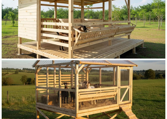 Inspirasi Kandang Kambing Panggung Modern: Mudah Dibersihkan dan Cocok untuk Lahan Terbatas